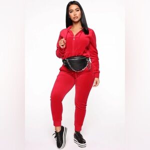 Fashion Nova Velour Set
